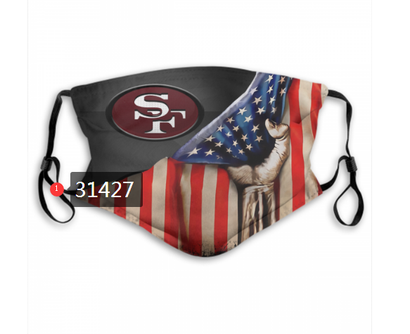 NFL 2020 San Francisco 49ers 159 Dust mask with filter